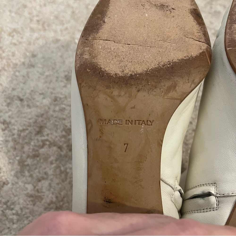 Everlane The Italian Leather Day Boot Bone Size 7 - Picture 12 of 14